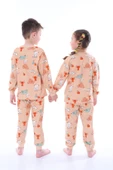 Sevimli Hayvanlar (Koala-Fil-Timsah) Unisex Yavruağzı Pijama Takımı - 7