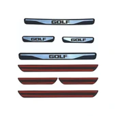 Golf 8 Kapı Eşiği 2020 ve Üzeri New Krom Kapı Eşiği 4 Parça Paslanmaz Çelik - 2
