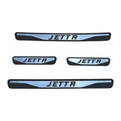 Jetta Kapı Eşiği 2012 ve Üzeri New Krom Kapı Eşiği 4 Parça Paslanmaz Çelik thumbnail 1