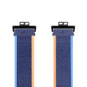 Huawei Watch Fit 2 Uyumlu Wander Trail Loop Spor Yumuşak Kumaş Kordon  Koyu Mavi thumbnail 3