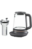 Electrolux Explore 7 E7GK1-8BP 2000 W 1,7 L Demlik Kutulu Cam Su Isıtıcısı Kettle - 1