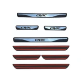 Civic Kapı Eşiği 2012-2015 New Krom Kapı Eşiği 4 Parça Paslanmaz Çelik - 2