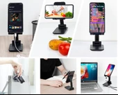 Katlanabilir Masaüstü Telefon Tutucu Stand CM-157 - 5