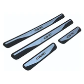 Civic Kapı Eşiği 2006-2011 New Krom Kapı Eşiği 4 Parça Paslanmaz Çelik - 3