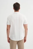 Cazador Örme Erkek K.Kol Gömlek Slim Fit Ekru 2000 - 3