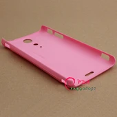Sony Xperia TX LT29i Sert Kauçuk Kılıf - Pembe - 3