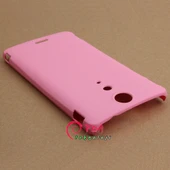 Sony Xperia TX LT29i Sert Kauçuk Kılıf - Pembe - 1