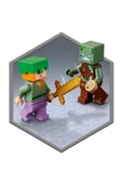 LEGO ® Minecraft™ Mercan Kayalığı 21164 - Yaratıcı Minecraft Deniz Oyuncağı Yapım Seti (92 Parça) - 5