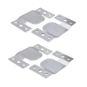 Metal (1 Çift Takım) Baza Başlık Mobilya Karyola Köşe Koltuk Birleştirme Sacı Saç Bağlama Braketi thumbnail 5