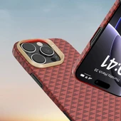 Apple iPhone 16 Pro Max Kılıf M-safe Şarj Özellikli Raptic Aramid Skin Origin Serisi Kapak thumbnail 8