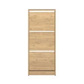 Flat Duo Üç Katlı Ayakkabılık Florida Meşe 51x119x26 cm - 2