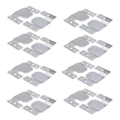 Metal (8 Çift Takım) Baza Başlık Mobilya Karyola Köşe Koltuk Birleştirme Sacı Saç Bağlama Braketi thumbnail 5