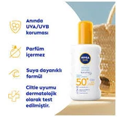 Nivea Sun SPF 50+ Hassas Anında Koruma Güneş Kremi 200 ml Sprey - 2