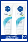 Soft Nemlendirici Bakım Kremi 75 Ml, Jojoba Yağı, E Vitamini, El Yüz Vücut, Yumuşak Cilt Hissi - 1