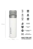 Stanley The Quick Flip Beyaz 0.70 lt Çelik Termos - 2