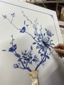 The Mia Floral Tablo 50x70x4 cm TBL0094 - 4