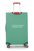 United Colors Of Benetton Büyük Boy Koruyucu Valiz Kılıfı Likralı Yeşil thumbnail 3