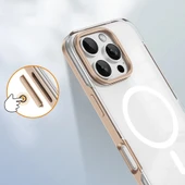 Apple iPhone 16 Pro Kılıf M-safe Şarj Özellikli Çıkarılabilir Arka Yüzeyli Zore Polar Kapak - 3