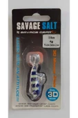 Savage Gear 3d Vib Blade 3.5 Cm ,4 Gr Purple Zebra Glow Balik Yem - 1