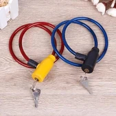 Zhltools İnce Bisiklet Kilidi Anahtarlı 6mm*65Cm - 4