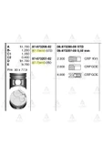Goetze 87 ISS -73410-STD Piston Segman Std Canter 511 711 4M40 Adet - 1