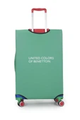 United Colors Of Benetton Orta Boy Koruyucu Valiz Kılıfı Likralı Yeşil thumbnail 3