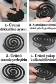 10’lu Doğal Esansı Sineksavar Set Yavaş Yanan, İç İçe Geçmeli Spiral Tütsü – Etkili Koruma Dış Mekan - 2