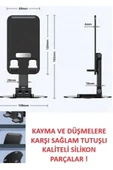 Muhasebeciler, Öğrenciler Için 360 ° Dönebilir Katlanabilir Telefon Tutucu Stand Yuvarlak Tabanlı - 6