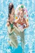 Havuz-Deniz  Baskılı Simit 61 cm - 6-10 Yaş - Balık Desenli - 2