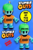 Stumble Guys Robot Guy Peluş 17 Cm - 1