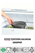 Mikrodalga Ve Difrizde Kullanılabilen Saklama Kabı Seti Yuvarlak 6'lı Antrasit - 3