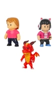 Stumble Guys 3’lü Figür Seti - Ms Stumble – Gamer Gina – Inferno Dragon - 2