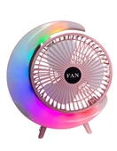 S24 Taşınabilir Masaüstü Pembe Usb Fan - 1