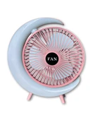 S24 Taşınabilir Masaüstü Pembe Usb Fan - 2