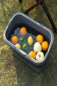 17 Litre Gri Katlanır  Piknik Kamp Çantası Sepeti - 2