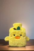 Sarı Civciv Sıcak Su Torbası Yumuşak Peluş Hediyelik - 2