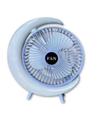 S24 Taşınabilir Masaüstü Mavi Usb Fan - 2