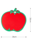 Ekmek, Sebze, Meyve Kaydırmaz Leke Tutmaz Kesim Standı Tahtası - Domates - 4