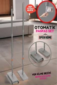 Otomatik Temizlik Paspas Seti, Kolay Mop, Kavrama Bezli Mop, Silme Bezli Paspas Mop Tutucu Hediye - 1