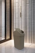 Mini Çöp Kovası, Mutfak, Banyo, Tuvalet, Ofis Çöp Kutusu Gri - 11