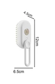 Yumuşak Silikonlu Saplı Buharlı Kedi Tarağı, Buharlı Kedi & Köpek Yıkama Fırçası Tarağı - 8