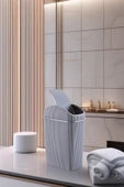 Mini Çöp Kovası, Mutfak, Banyo, Tuvalet, Ofis Çöp Kutusu Gri - 5