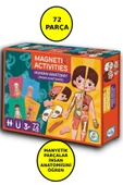 Manyetik Eğitici İnsan Anatomisi İnsan Vücudu Aktivite Oyun Seti - 72 Parça - 1