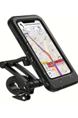 360 ° Dönebilir Su Geçirmez Telefon Tutacağı Motosiklet, Bisiklet, Atv Koluna Takılabilen - 6