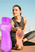 Waterfresh 1500 ml Matara Okul Işyeri Spor Salonu Için Uygun & Su Şişesi & Suluk - Mor - 3