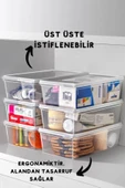 20 Adet Kendinden Kapaklı Derin Dondurucuya Uygun Saklama Kabı 2 Lt - 3