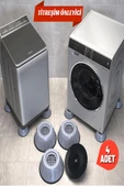 Çamaşır Makinesi Titreşim Engelleyici Stoper GRİ 4 lü Set - 1