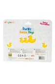 Vinyland Vinil Ördek Ailesi Banyo Ve Havuz Oyuncakları Sarı - 4