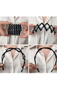 Unisex Katlanabilir Taç Toka Siyah - 3