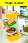 Dikdörtgen Hamburger Beslenme Kabı - 1